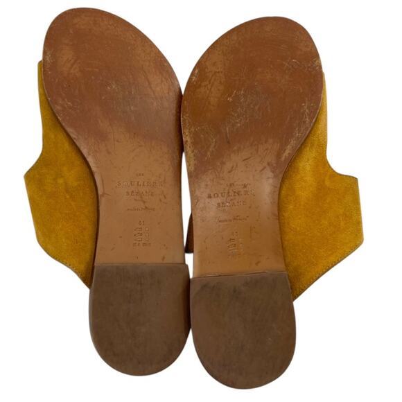 Sezane Jade Low Mules buckle sandals Sz 41 - Picture 5 of 7